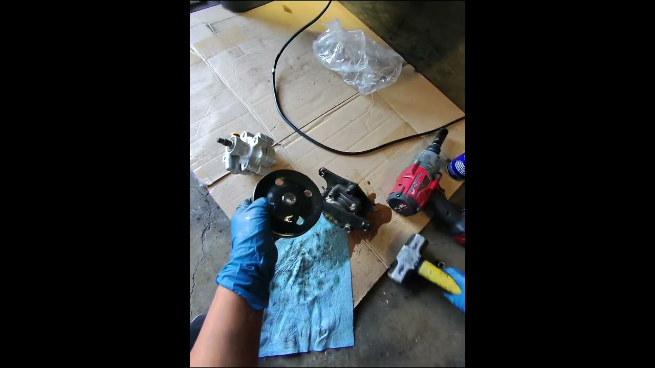 2004 Toyota Avalon power steering pump replacement 