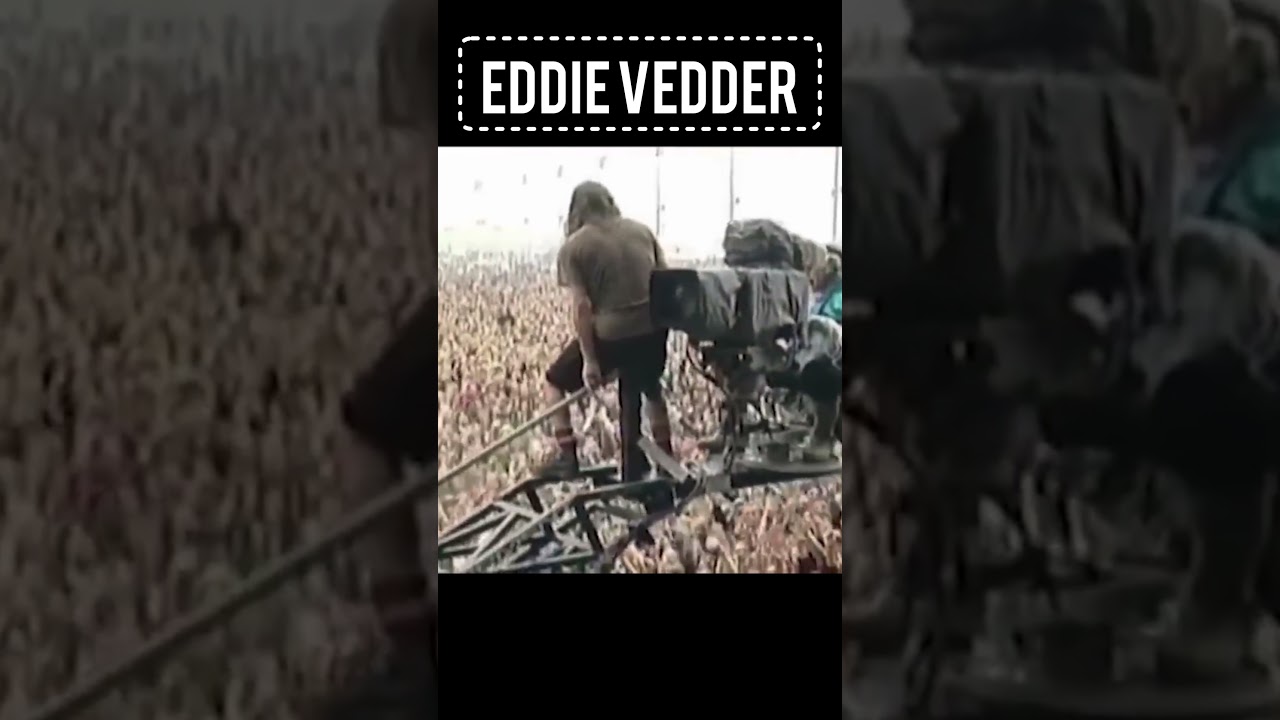 Pearl Jam Eddie Vedder climbs PINKPOP rig part 6 #pearljam #eddievedder
