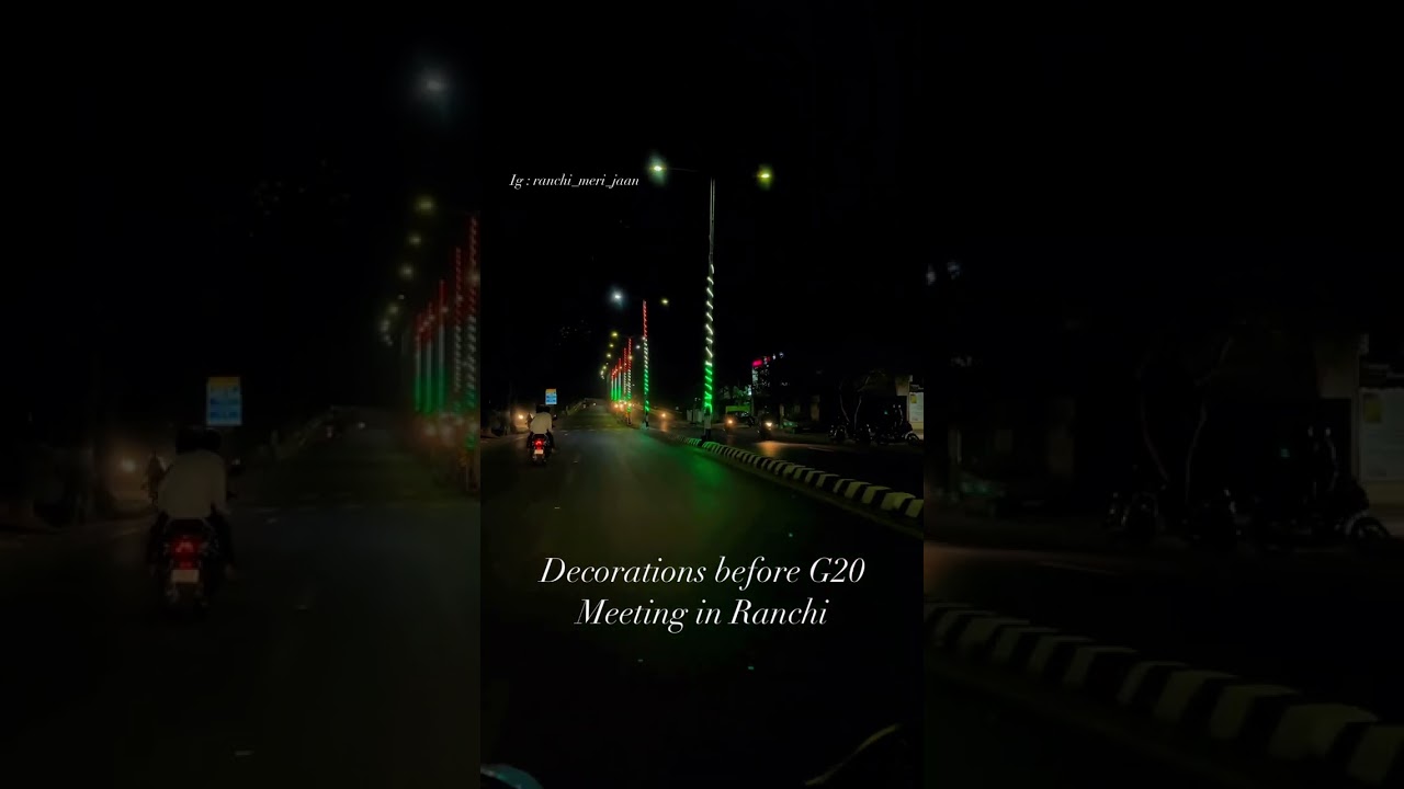 Decoration before G20 meeting in Ranchi❤️🥰 #shorts #youtubeshorts #g20 #ranchi