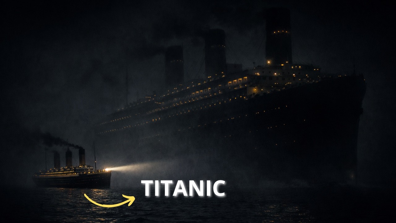 Como Era Andar em Um NAVIO que era 2x Maior que o Titanic em 1900 (RECONSTRUÇÃO COM IA)