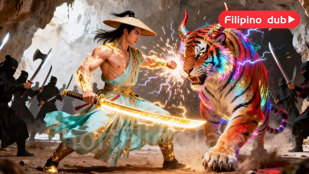 Pinagtatawanan walang kwentang binata,ngunit iang martial art expert!Is hampas lang,napalipad tigre!