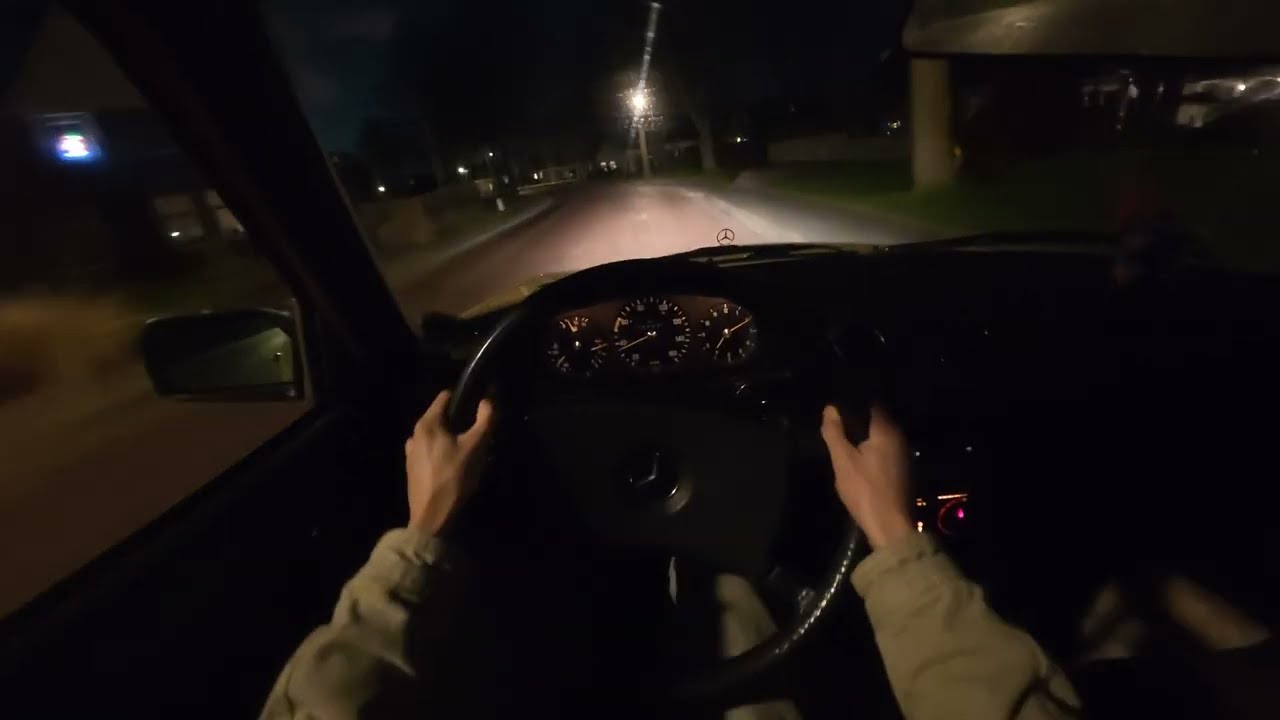 1979 Mercedes-Benz W123 - POV DRIVE