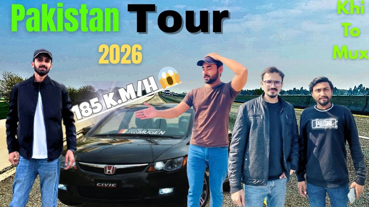 Part:01 Karachi To Multan By Road Trip .🤌🚘