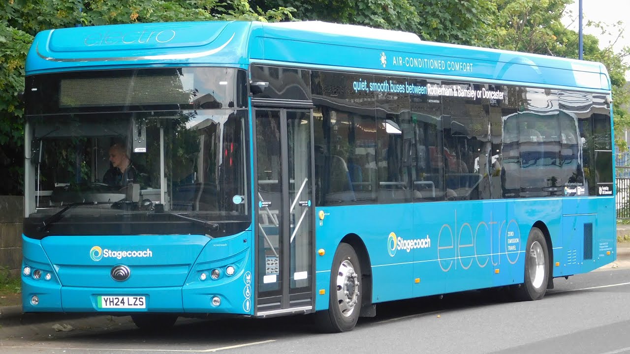 BRAND NEW THRASH!! | Yutong E12 Electric 73001 (YH24 LZS) | Stagecoach Yorkshire 'Electro'