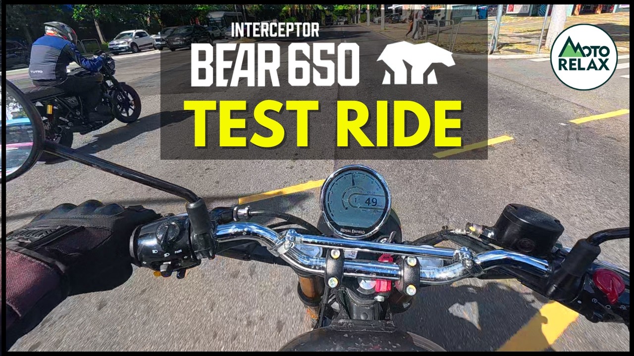 TEST RIDE BEAR 650: Me surpreendeu! Melhor que a Interceptor?