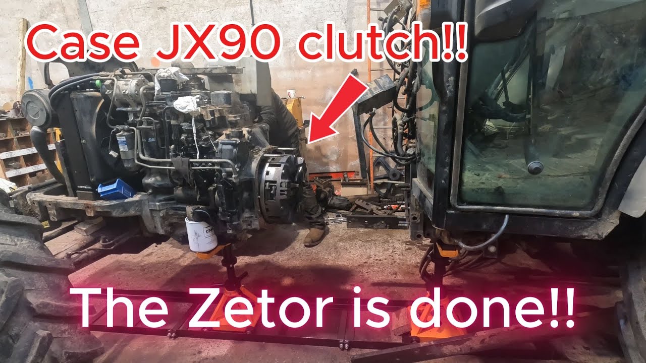 Завершенная работа над Zetor | Сцепление Case IH JX90 | Рождество!