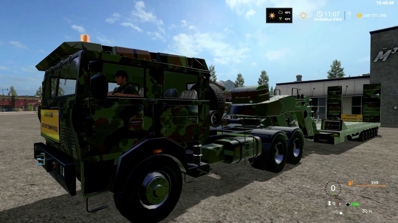Renault TRM 700 100 Porte char LECLERC by deurf 3d TC3d