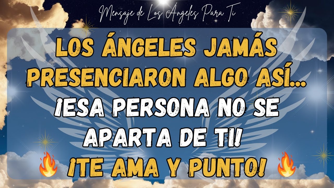 Los Ángeles jamás presenciaron algo así... ¡Esa persona no se aparta de ti! ¡TE AMA Y PUNTO!