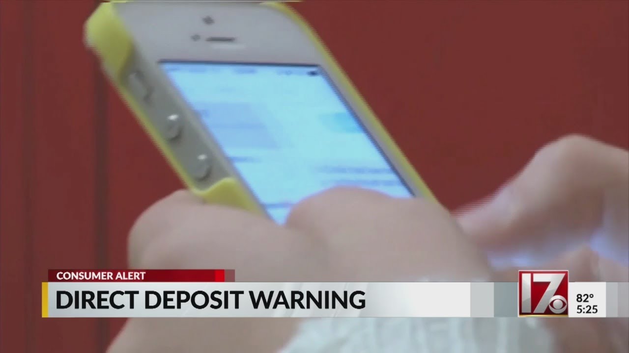 FBI warns of direct deposit scheme