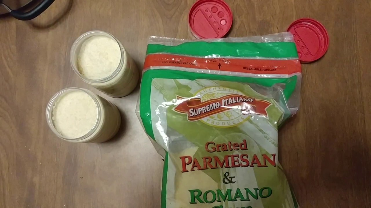 HOW TO FILL CONTAINERS WITH SUPREMO ITALIANO PARMESAN ROMANO CHEESE