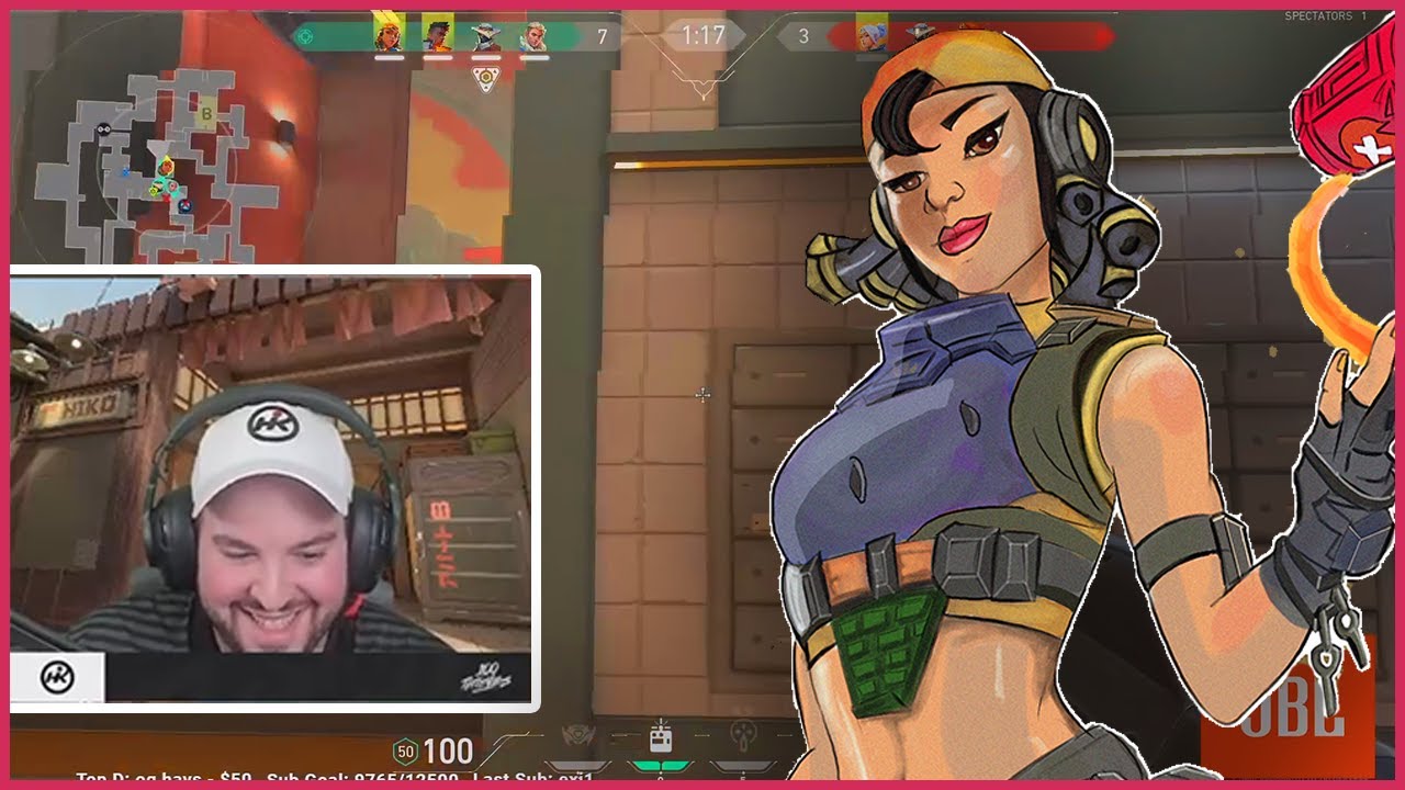 Pro Player Hiko Playing Raze (ft. TimTheTatman and Ninja) - VALORANT Stream Highlights