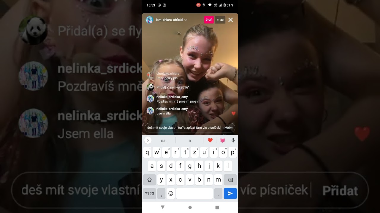 Chiarky stream po koncerte 💓💚bohužel nevím kde