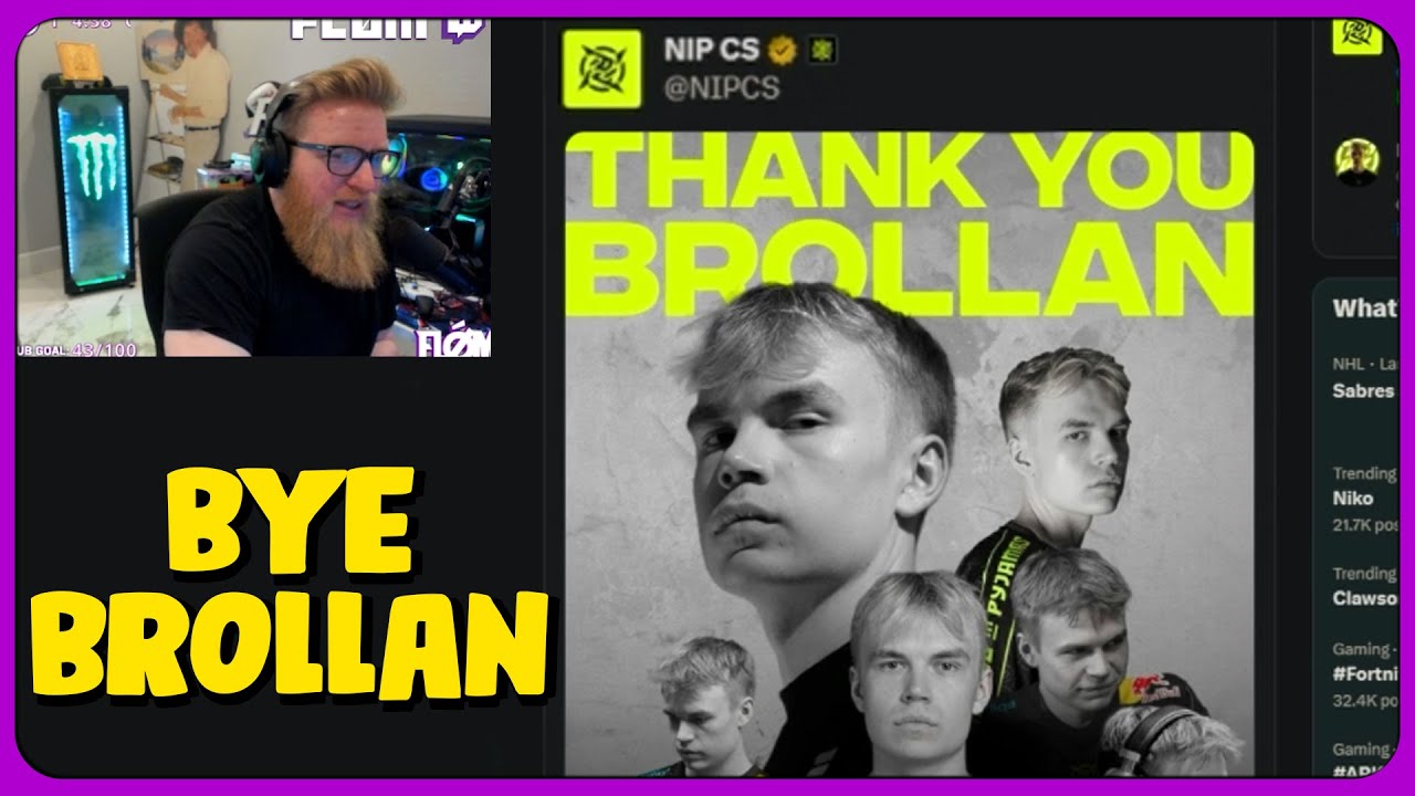 fl0m Reacts to NIP Benching Brollan