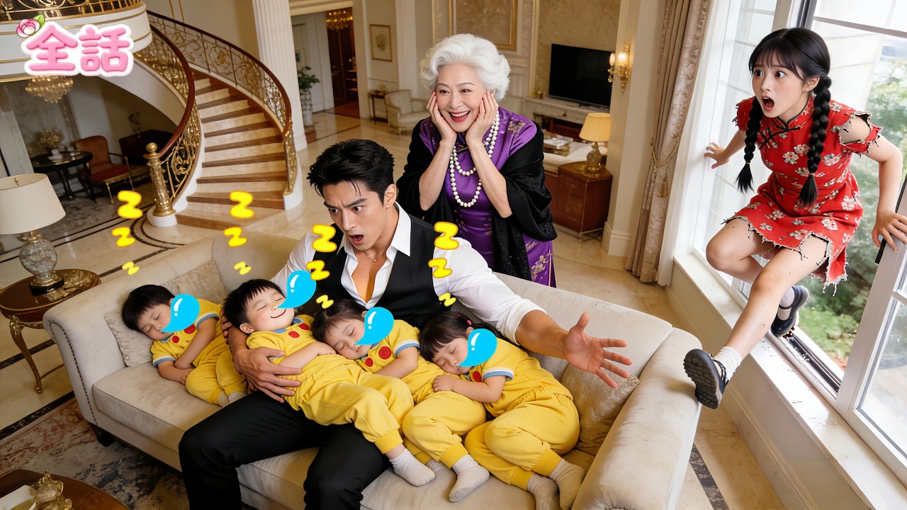 【日本語吹き替え版】子どもができないはずの総裁――だが目覚めると、5人の天使が胸の上で「パパ！」と大合唱!?しかも全員が実の子どもだった！即座に母子を家へ迎え、溺愛生活へ大逆転！#中国ドラマ #逆襲