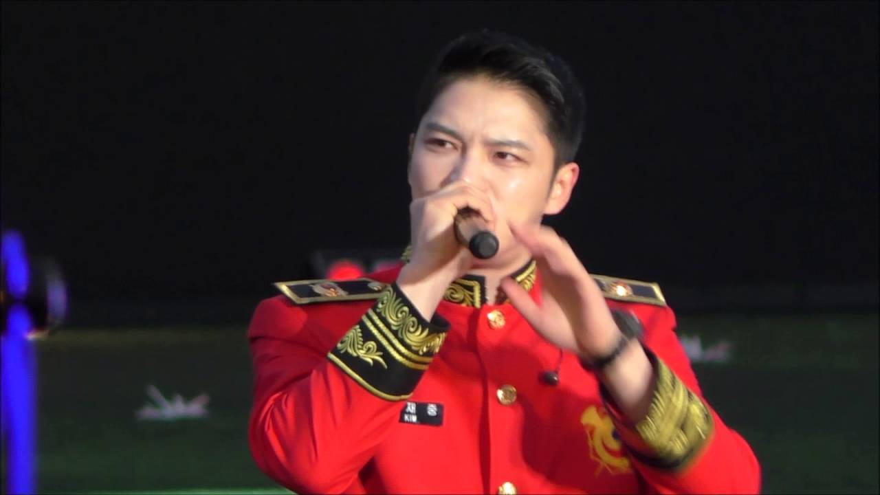20160407 Kim Jaejoong Jinhae Military Band Festival  Short hair