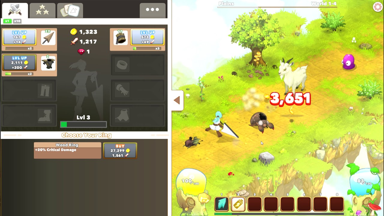 Clicker Heroes 2 world 1-1 to 1-25