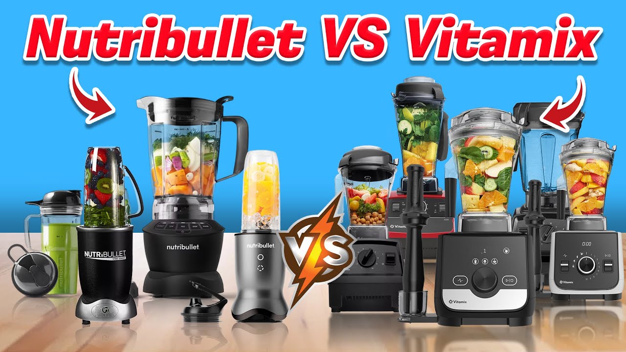 Nutribullet против блендера Vitamix: битва блендеров за 100 и 500 долларов