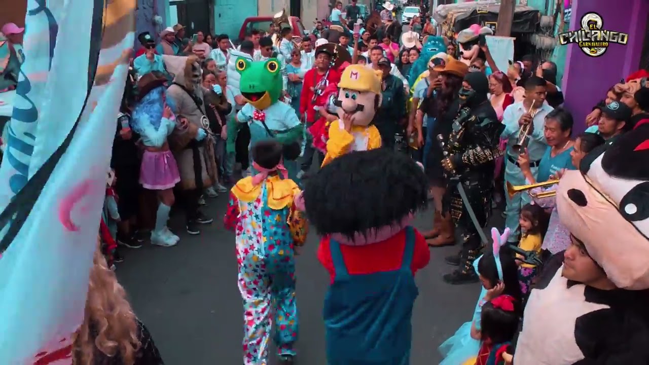 COMPARSA CHICATALES 2026 - AMORES DE MONTAÑA Y LOS LANCEROS BANDA LA TREMENDA DE OAXACA