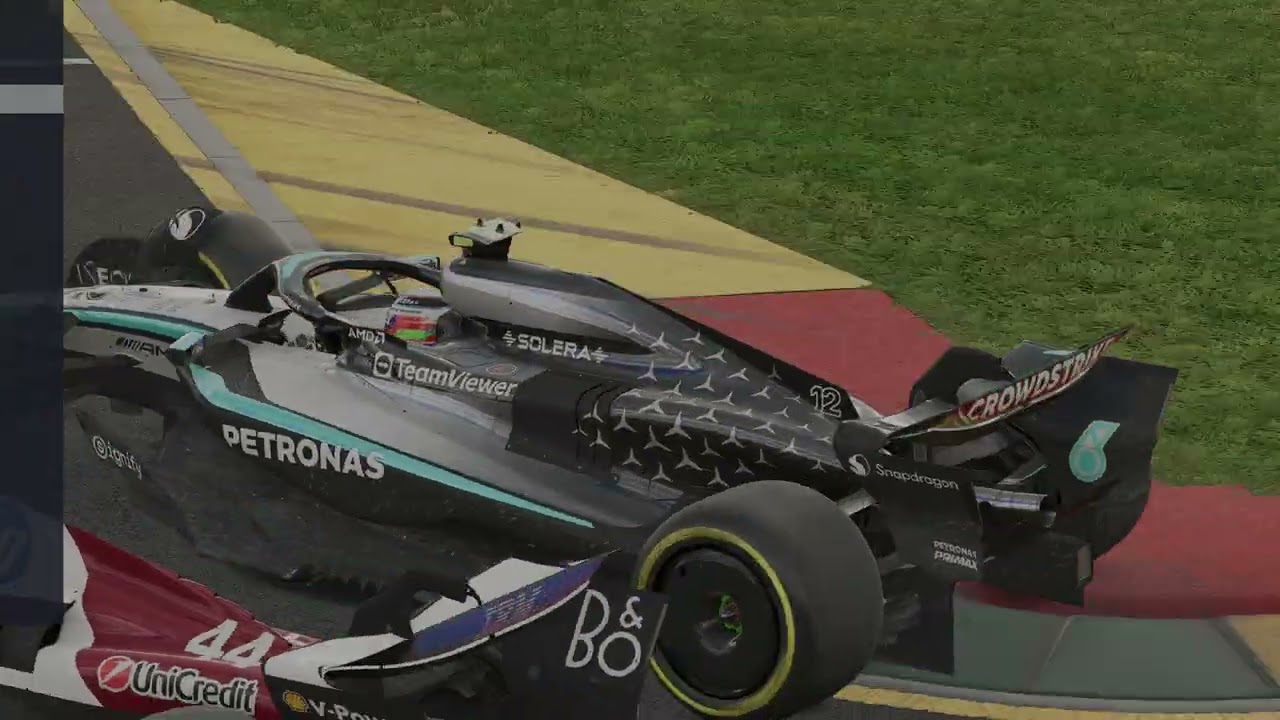 F1 25 Highlights of Kimi Antonellis first race for Mercedes in Australia
