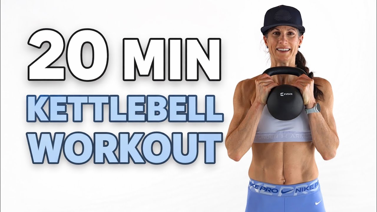 20 Minute Kettlebell Workout to Build Power & Burn Fat