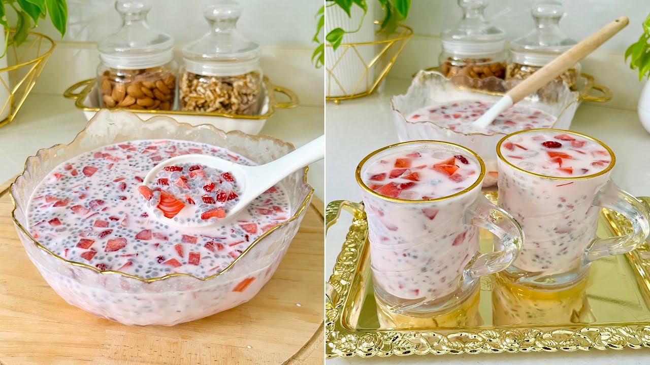 നോമ്പ്തുറക്ക് ഇതൊരുഗ്ലാസ്‌ മാത്രം മതി 😋👌/Easy Strawberry Sago Recipe #iftarspecial  #malayalamshorts