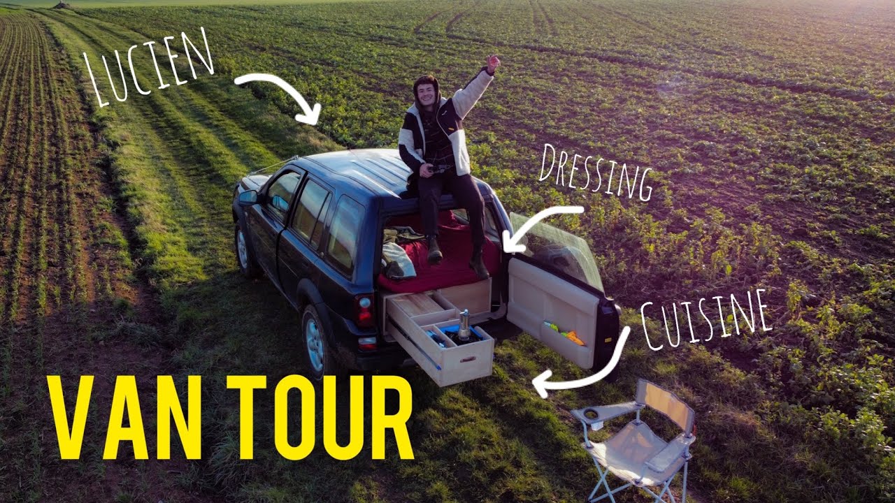 VAN TOUR mon 4x4 AMENAGE économique et pratique