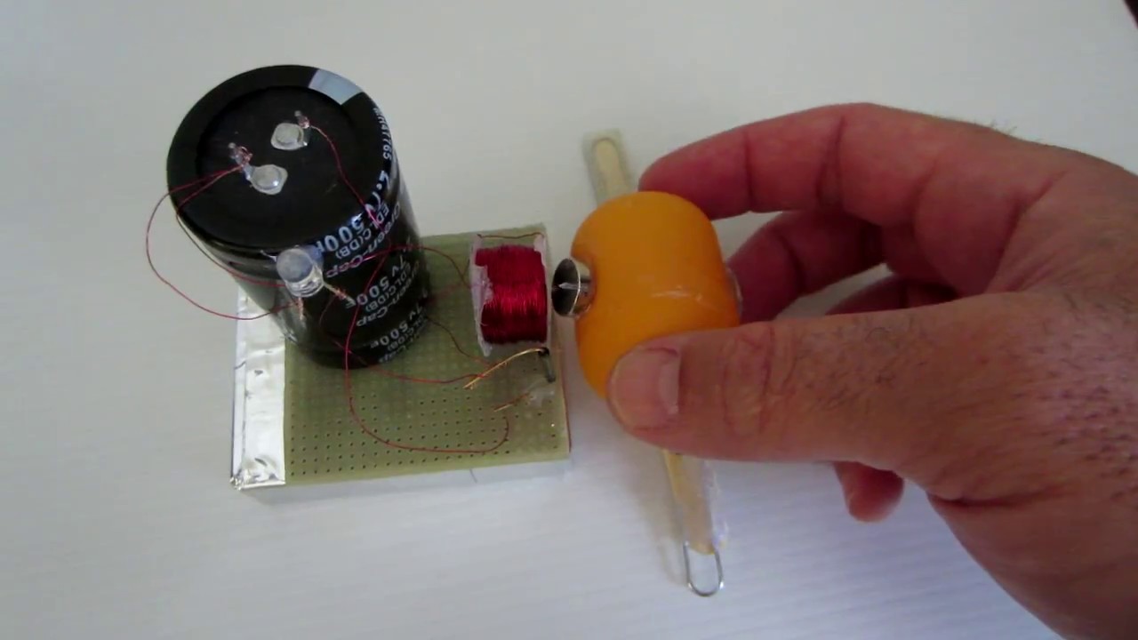 Construye tu mini motor de pulsos magnético