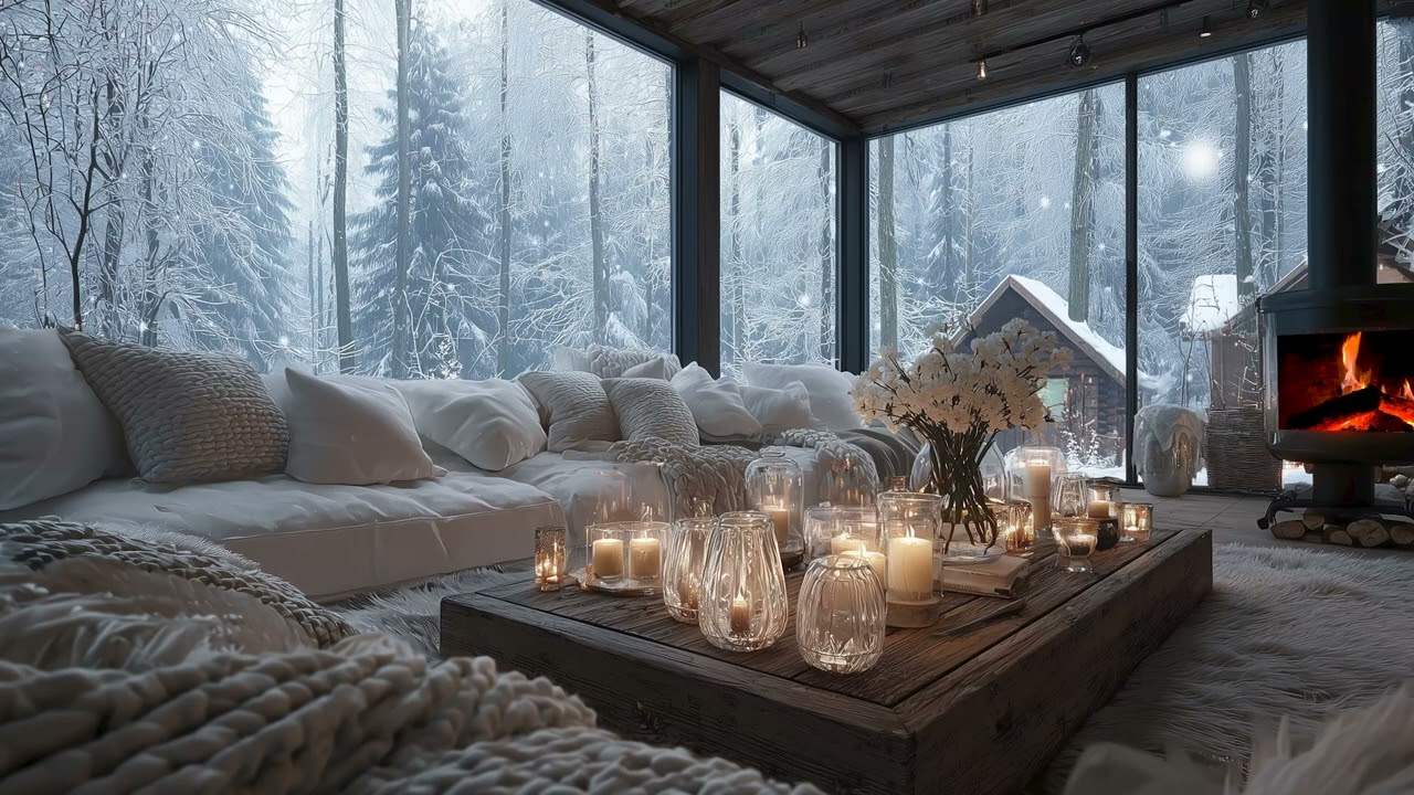 🧠 Calming Piano Music & Fire Sounds to Sleep 🔥 Deep Rest & Relaxation for Tired Minds