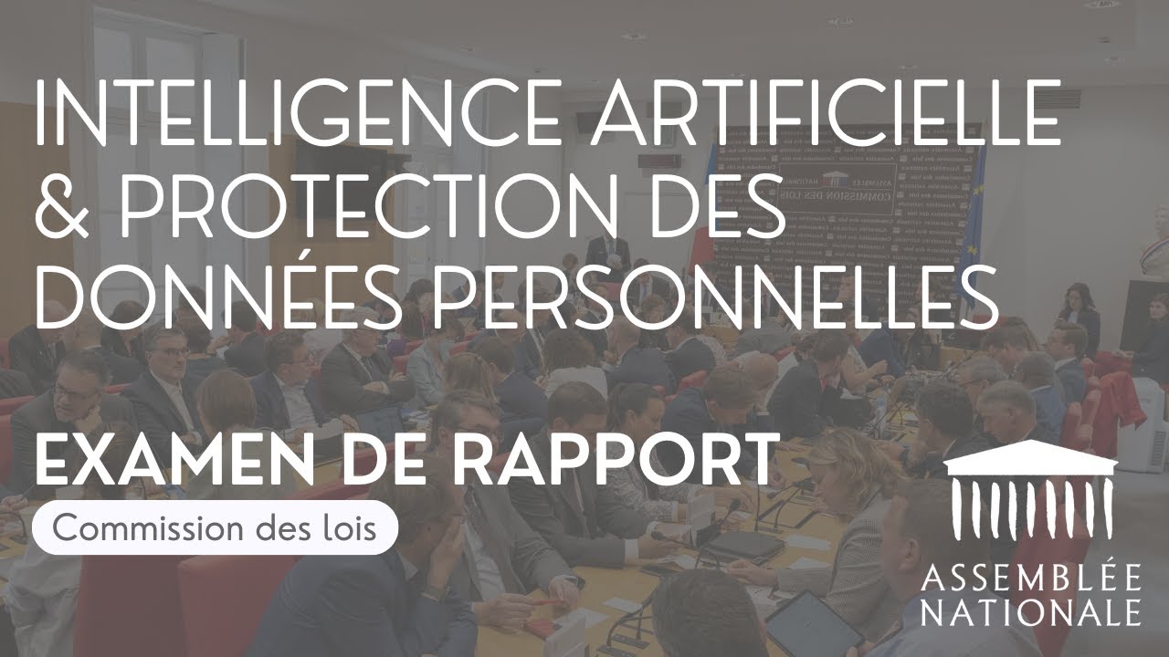🔴 IA générative, protection des données & utilisation du contenu généré : rapport d'information