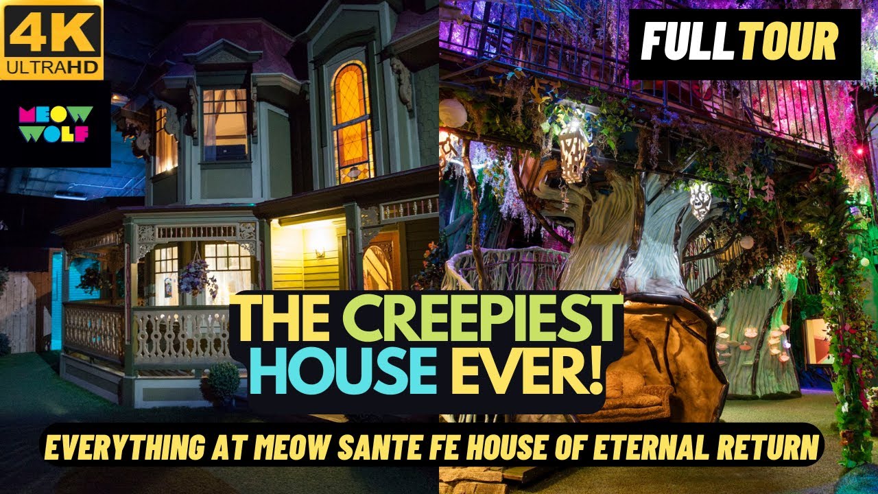 [4k] EVERYTHING AT MEOW WOLF HOUSE OF ETERNAL RETURN | Full Tour | All Areas | Santa FE
