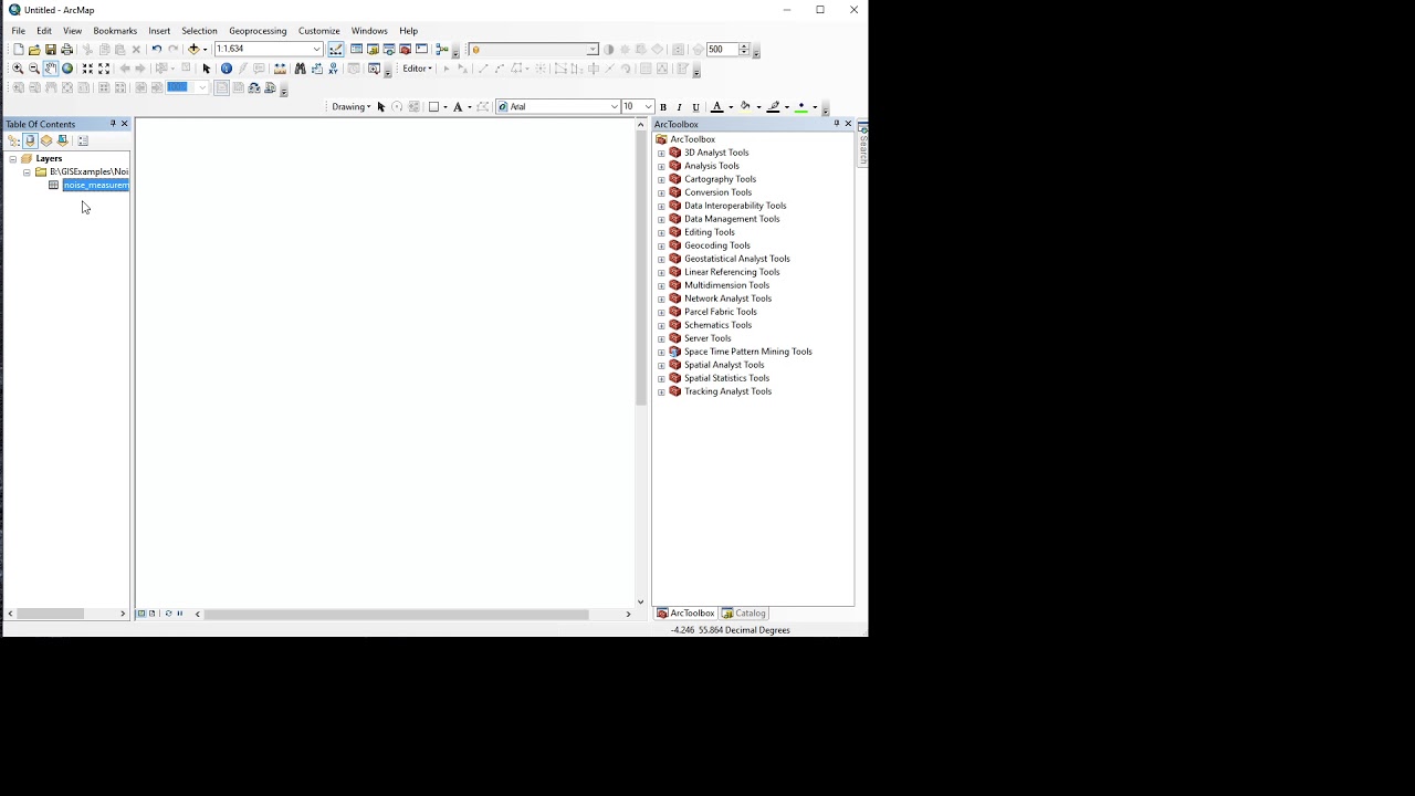 ArcGIS Tutorial Adding CSV file to map