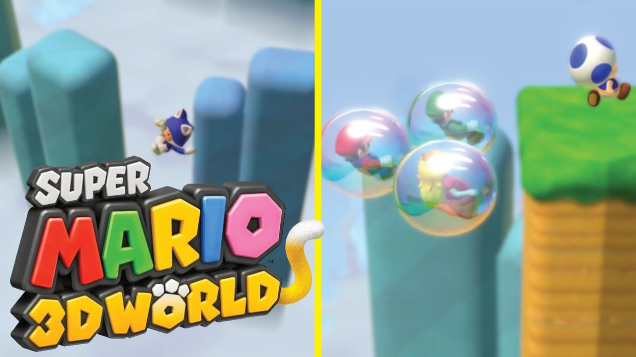 Странные вещи, которые происходят, если убрать гравитацию в Super Mario 3D World + Bowser's Fury