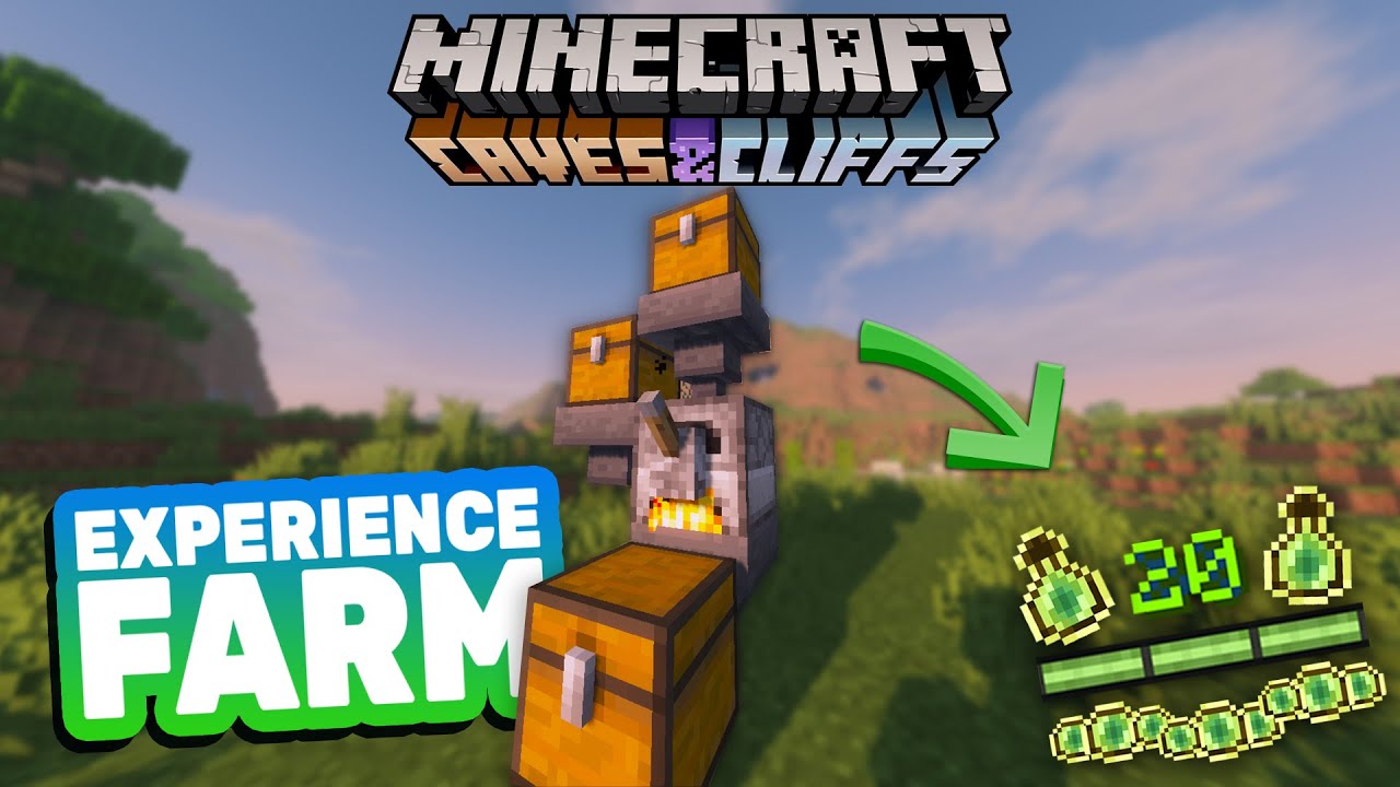 Minecraft Java: Infinite XP Farm 1.18 || NO Redstone || 20 Levels In Just Minutes ! ||