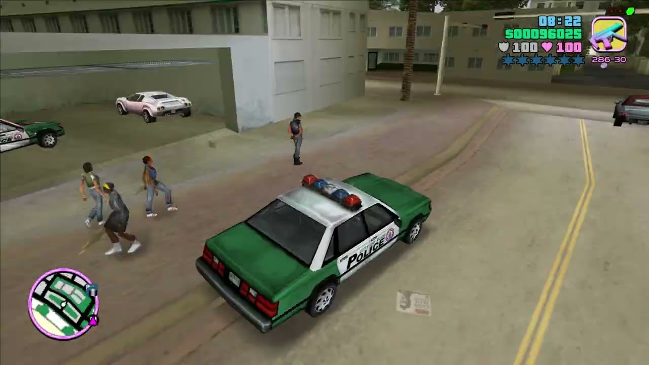 GTA VC - cop land mission - done cleanly