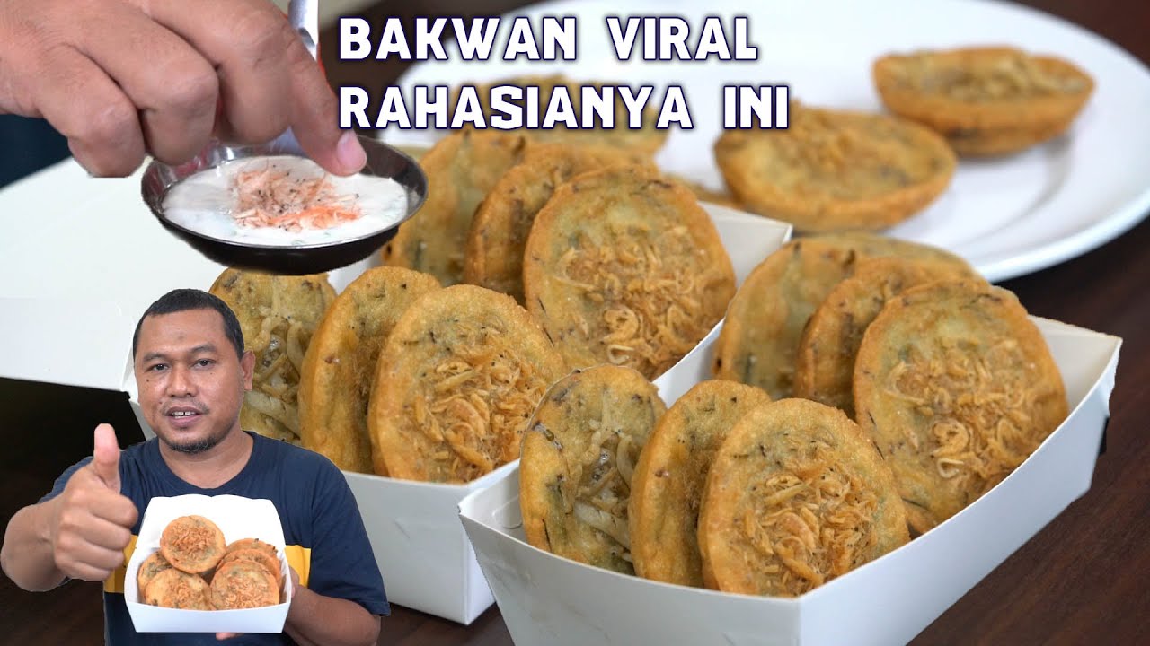 Bongkar rahasia resep bakwan viral pontianak sehari 3000 pcs