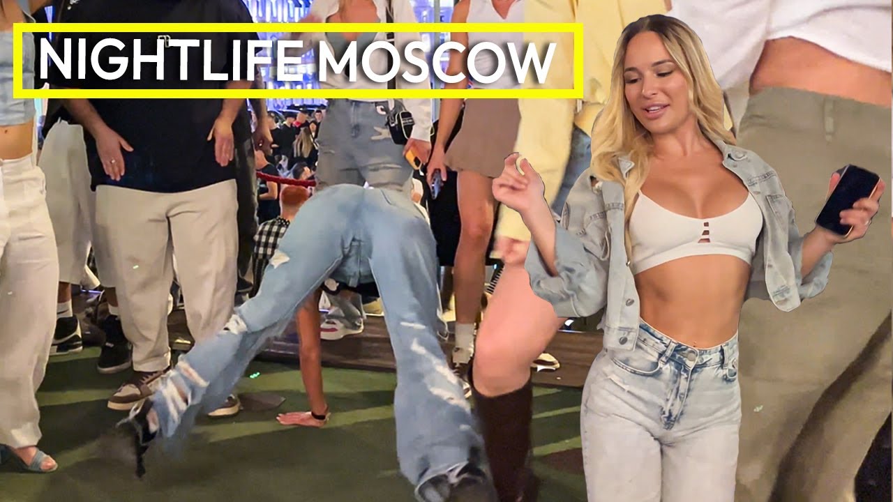 🔥SEDUCTIVE Nightlife of Moscow: Beautiful Girls, Saturday in Russia 2025 4K HDR