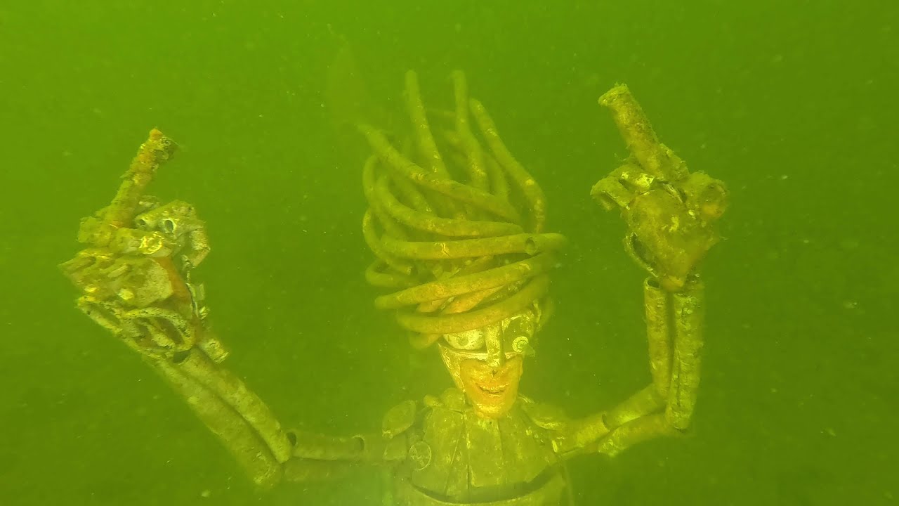 Undervattensparken Atlantis av Hands2Ocean / Atlantis underwater sculpture park in Stockholm (2025)