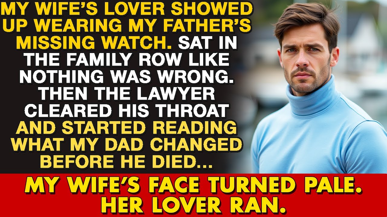 My Wife’s Lover Wore My Father’s Watch to His Funeral — But the Will Was Already Locked