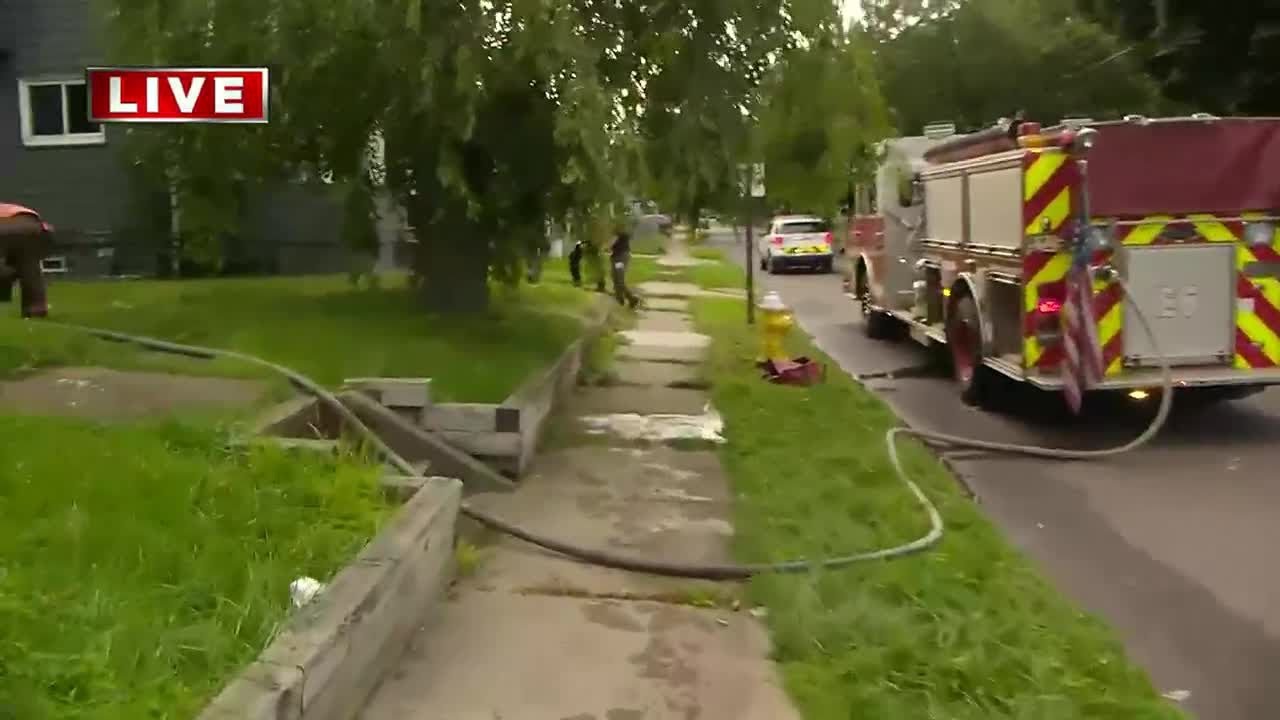 Akron home destroyed by fire
