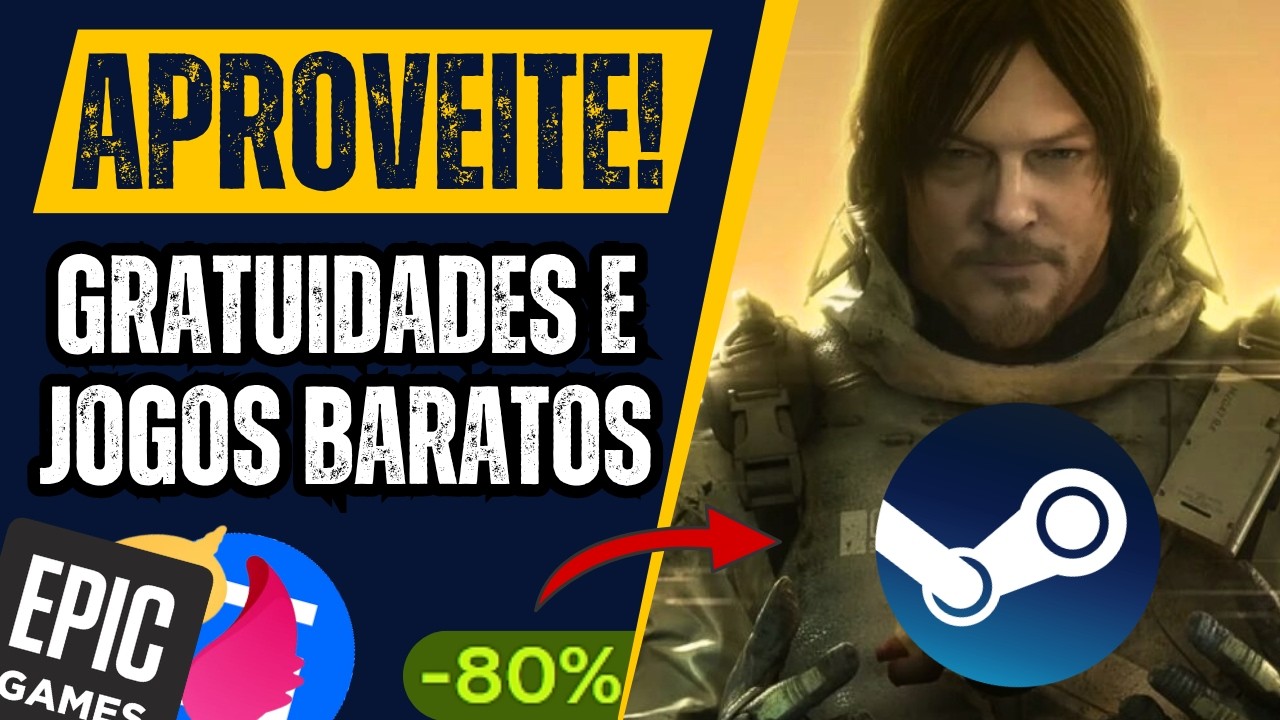 CORRE! Jogos DE GRA&Ccedil;A no PC, JOGOS BARATOS com cashback e cupom e PROMO&Ccedil;&Otilde;ES Capcom e 505 Games