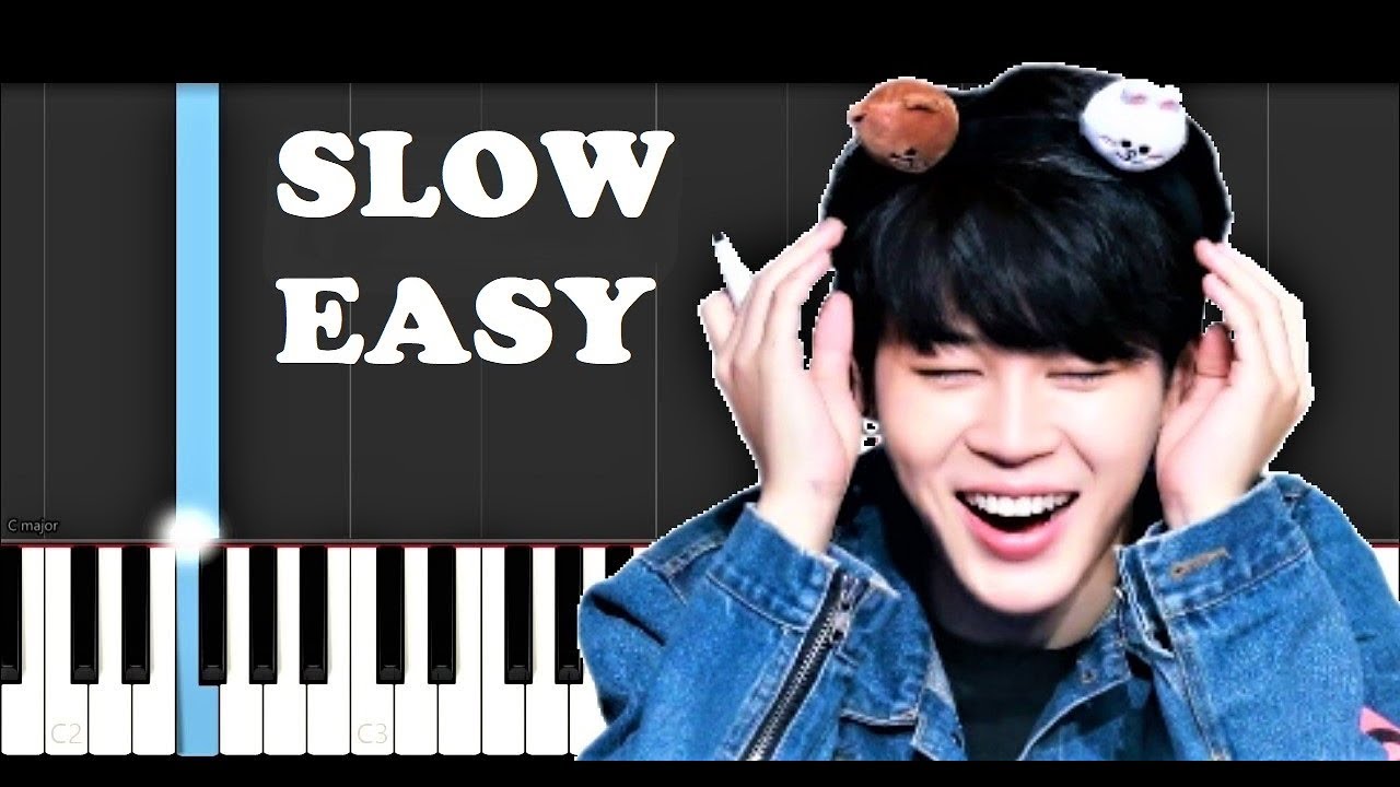 BTS - Mikrokosmos (SLOW EASY PIANO TUTORIAL)