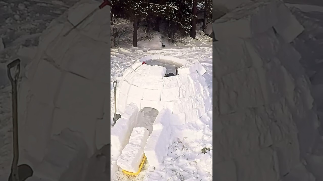 Real Igloo Building