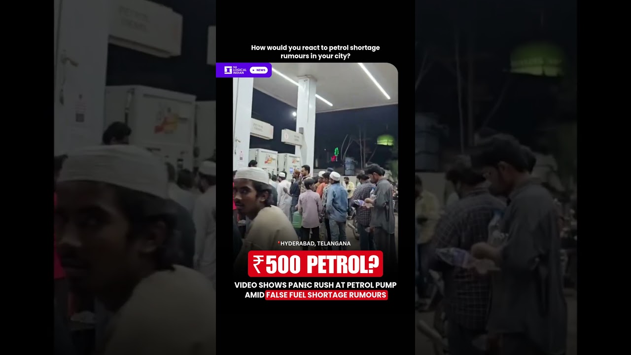 Video Shows PanƗc Rush at Petrol Pump Amid False Fuel Shortage Rumours