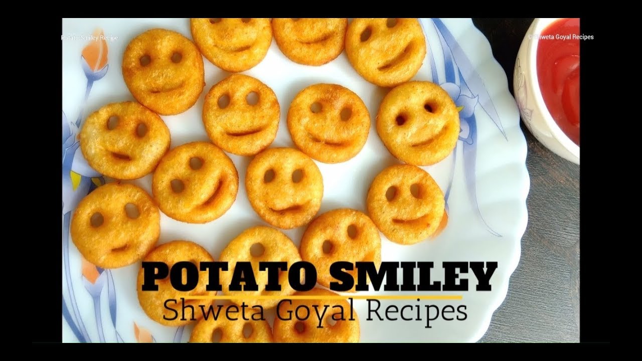 potato smiley recipe | mccain smiles recipe | how to make potato smiles recipe
