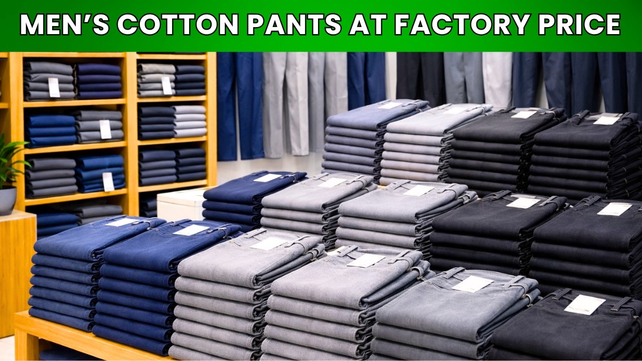 Men’s Cotton Pants at Factory Price | cotton pants manufacturers | cotton pants wholesale