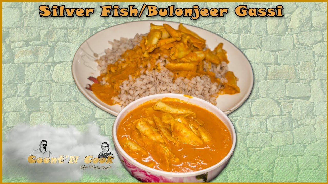 Silver Fish Curry | Authentic Mangalorean Bulonjeer Gassi/Bonjil Rassa #countncookenglish 4K English