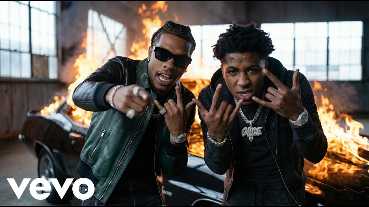 Lil Baby ft. NBA Youngboy - Pause On The Line (Lyrical Music Video)