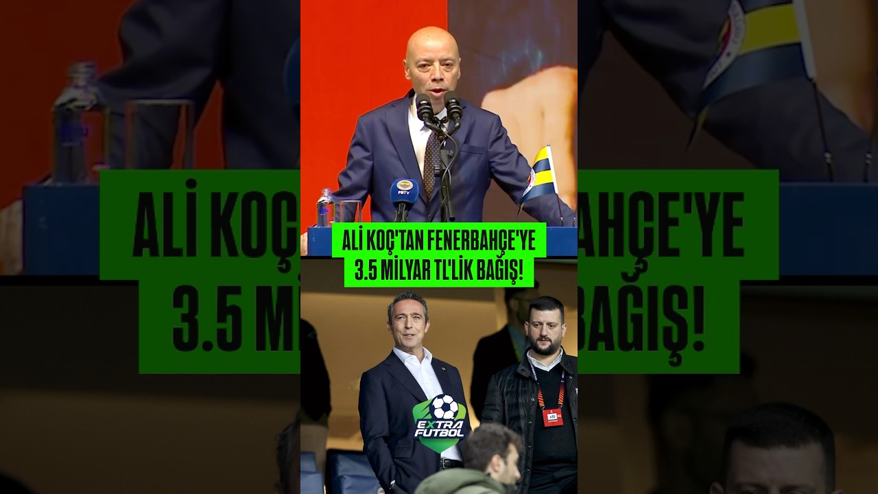 Ali Ko&ccedil;, Fenerbah&ccedil;e'den alacağı 3.5 milyar TL'yi kul&uuml;be bağışladığını a&ccedil;ıkladı!