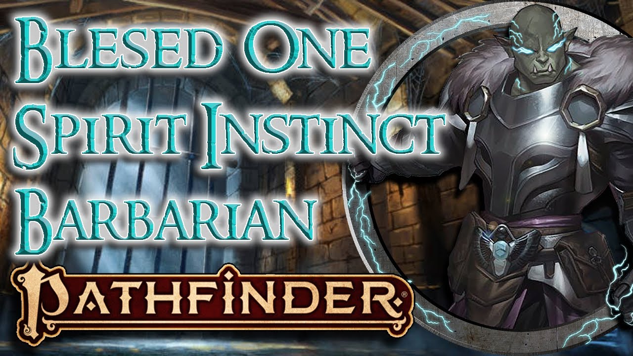 Spirit Barbarian with Blessed One Dedication (PC) - Pathfinder 2e - Speed Art - Virtual TTRPG Token