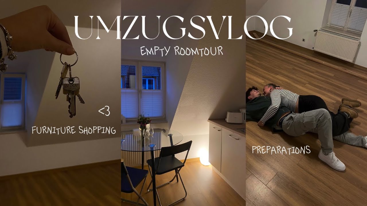 UMZUGSVLOG | erste eigene Wohnung | leere ROOMTOUR | Jana & Mona